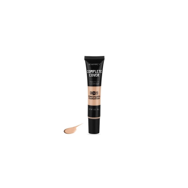 Newmacy Kapatıcı & Fondöten - Maximum Coverage 2 In 1 Concealer & Foundation 03 Warm Medium