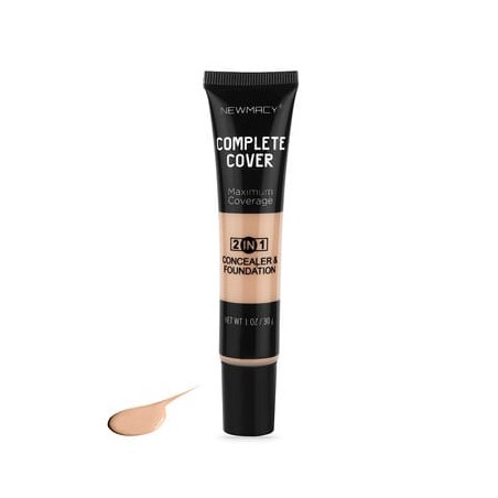 Newmacy Kapatıcı & Fondöten - Maximum Coverage 2 In 1 Concealer & Foundation 03 Warm Medium